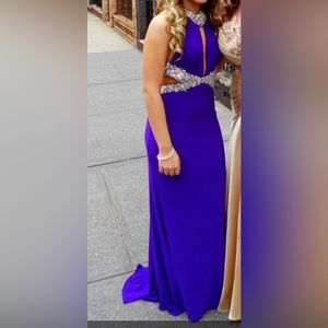 Crystal Gown Prom Event Formal Dress